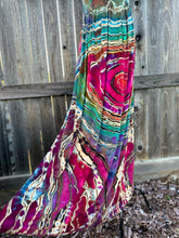 Load image into Gallery viewer, Custom Reverse Geode Maxi Dress in ‘Gypsy Skies’ for Randi