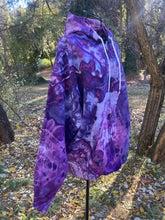 Load image into Gallery viewer, Custom Purple Geode Zip Up Hoodie for June
