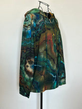 Load image into Gallery viewer, Custom Labradorite Inspired Reverse Geode Lightweight Zip Up Hoodie for Spider