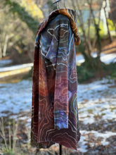 Load image into Gallery viewer, Custom Geode Hooded Sweatshirt Cardigan for Rosie in ‘Earthy Rainbow’