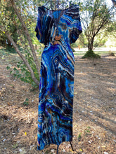 Load image into Gallery viewer, Custom Reverse Geode Surplice Maxi Dress for Jennifer
