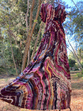 Load image into Gallery viewer, Custom Reverse Geode Surplice Maxi Dress for Gina