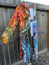 Load image into Gallery viewer, Custom Geode Hooded Duster Cardigan and Reverse Geode Tunic for Daly