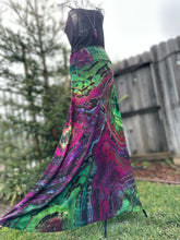 Load image into Gallery viewer, Custom Reverse Geode Maxi Skirt for Amy Sunshine