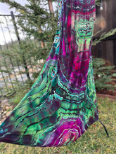 Load image into Gallery viewer, Custom Reverse Geode Surplice Maxi Dress in ‘Emerald Berry’ for Star