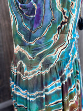Load image into Gallery viewer, Custom Reverse Geode Maxi Dress in ‘Gypsy Skies’ for Randi