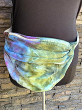 Load image into Gallery viewer, Adult Cotton Canvas Crossbody XL Geode Fanny Pack in ‘Abalone’
