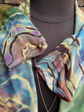 Load image into Gallery viewer, Custom Reverse Geode Athelta Cardigan in ‘Oil Slick’ for Walter

