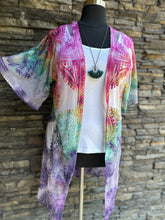 Load image into Gallery viewer, Women’s L/XL Lace Kimono in ‘Gypsy Skies’
