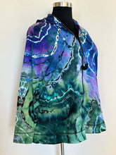 Load image into Gallery viewer, Women’s 4X Reverse Geode Lightweight Zip Up Hoodie in ‘Abalone’
