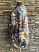 Load image into Gallery viewer, Women’s XL Geode Open Front 100% Lyocell Jacket in ‘Turkey Tail Mushroom’
