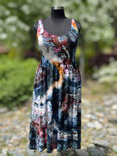Load image into Gallery viewer, Women’s Large Geode Ballet Dress with Pockets in ‘Pinot Sage &amp; Teal’
