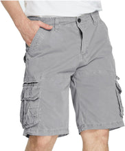 Load image into Gallery viewer, Men’s Size 36 Ice Dyed Cargo Shorts in ‘Pewter’
