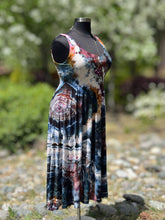 Load image into Gallery viewer, Women’s Large Geode Ballet Dress with Pockets in ‘Pinot Sage &amp; Teal’
