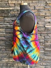 Load image into Gallery viewer, Women’s 3X Reverse Dyed Ribbed Tank Top in ‘Dark Spectrum’ Spiral
