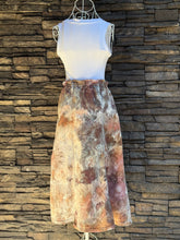 Load image into Gallery viewer, Women’s Medium Tie-waist Soft Denim Midi Skirt in ‘Blush Oasis’
