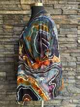 Load image into Gallery viewer, Custom Reverse Geode Kimono in ‘Midnight Jasper’ for Rosie
