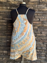 Load image into Gallery viewer, Women’s 2XL Harem Shorts Romper Jumpsuit in ‘Blue Gray’
