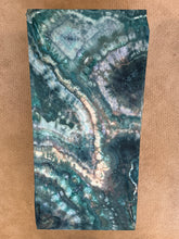 Load image into Gallery viewer, Welcome Baby Geode Gift Set Crib Mattress Sheet, Changing Pad Cover &amp; 3-6 Month Zip-Up Jammies in ‘Moss Agate’

