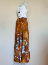 Load image into Gallery viewer, Women’s L/XL Rayon Tiered Maxi Skirt with Pockets in ‘Copper Canyon’
