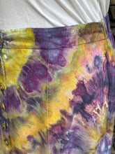 Load image into Gallery viewer, Women’s XXL Linen/Rayon Midi Skirt with Button Front &amp; Pockets in ‘Sugar Plum’
