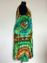 Load image into Gallery viewer, Women’s 3X Geode Ballet Midi Dress with Pockets in ‘Royston Turquoise’
