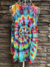 Load image into Gallery viewer, Women’s Large Luxe Spiral Tank Top in ‘Cosmic Eyes’
