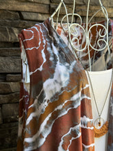 Load image into Gallery viewer, Women’s Large Geode Sleeveless Cardigan Vest with Pockets in ‘Crazy Lace Agate’
