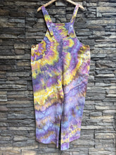 Load image into Gallery viewer, Women’s XXL Cotton/Linen Overalls with Tulip Leg in ‘Sugar Plum’
