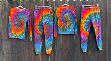 Load image into Gallery viewer, Custom Family Set of Rainbow Spiral Jammies for Rachael
