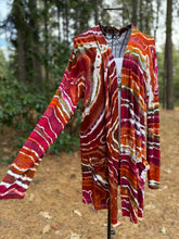 Load image into Gallery viewer, Women’s Medium Geode Cardigan in ‘Fall Harvest’
