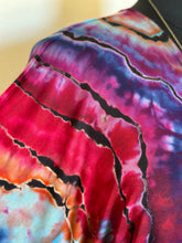 Load image into Gallery viewer, Women’s 4X Reverse Geode Kimono in ‘Ruby Waves’
