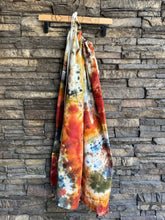 Load image into Gallery viewer, XL 100% Cotton Geode Laundry Tote Bag with Drawstring in ‘Rustic Rainbow’
