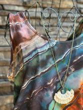 Load image into Gallery viewer, Women’s Large Reverse Geode Shorts Romper in ‘Petrified Wood’
