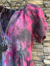 Load image into Gallery viewer, Women’s Small Upcycled Reverse Dyed Babydoll Dress with Pockets in ‘Dark Spectrum’
