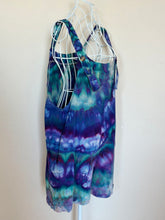 Load image into Gallery viewer, Women’s XL Cotton Linen Overall Shorts in ‘Northern Lights’ Twist
