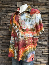 Load image into Gallery viewer, Men’s XXL (fits like an XL) Geode 100% Cotton Polo Shirt in ‘Rustic Rainbow’
