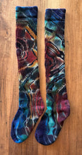 Load image into Gallery viewer, Adult Reverse Geode Slouchy Socks in ‘Gypsy Dream’
