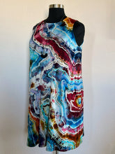 Load image into Gallery viewer, Women’s XXXL 3X Reverse Geode Sleeveless Swing Dress with Pockets in ‘Desert Springs’
