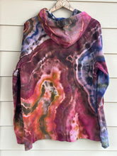 Load image into Gallery viewer, Men’s  XL 100% Cotton Geode Hoodie in ‘Rustic Rainbow’
