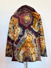 Load image into Gallery viewer, Custom Reverse Geode Hooded Cardigan for Sara
