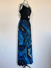 Load image into Gallery viewer, Custom Reverse Geode Maxi Skirt in ‘Midnight Sapphire’
