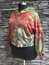 Load image into Gallery viewer, Women’s XL Cropped Geode Hoodie in ‘Cherry Creek Jasper’
