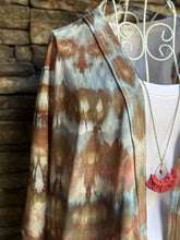 Load image into Gallery viewer, Women’s Small/Medium Azure Skies 100% Viscose Kimono in ‘Dark Side of the Moon’
