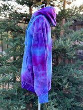 Load image into Gallery viewer, Unisex Medium Geode Zip Up Hoodie in ‘Purple Haze’
