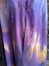 Load image into Gallery viewer, Women’s Medium Upcycled Pact Organic Cotton Sleeveless V-Neck Maxi Dress with Pockets in ‘Purple Moss Agate’ Inclined Twist
