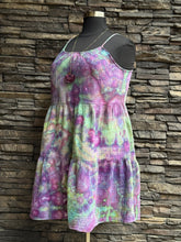 Load image into Gallery viewer, Women’s Large (fits like an XL) Geode Spaghetti Strap Tiered Cotton Gauze Sundress with Pockets in ‘Alchemist’
