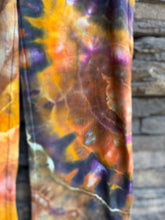 Load image into Gallery viewer, Women’s Medium Geode Fold Over Waist Yoga Pants in ‘Koroit Boulder Opal’
