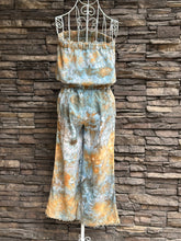 Load image into Gallery viewer, Women’s XS 100% Tencel Strapless Jumpsuit with Frayed Hem &amp; Pockets in ‘Shore Thing’
