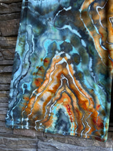 Load image into Gallery viewer, Women’s Large Geode Palazzo Pants in ‘Boulder Turquoise’
